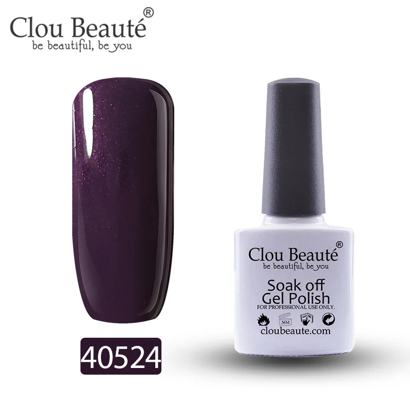 40524 Гель-лак для ногтей Clou Beaute 79 цветов полуперманентный замачивающийся лак для ногтей маникюрный УФ СВЕТОДИОДНЫЙ Цветной Гель-лак 10 мл серия Nude - Цвет: 40524
