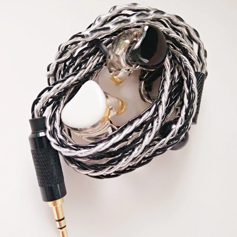 1BA 1DD MIX cable A3 HIFI 1BA+1DD Hybrid Earphone MMCX Powerful Stereo Hi-Res Earbud Resin Custom Made Headphones DJ Monitor Stage Headset IEM New - Цвет: 1BA 1DD MIX cable