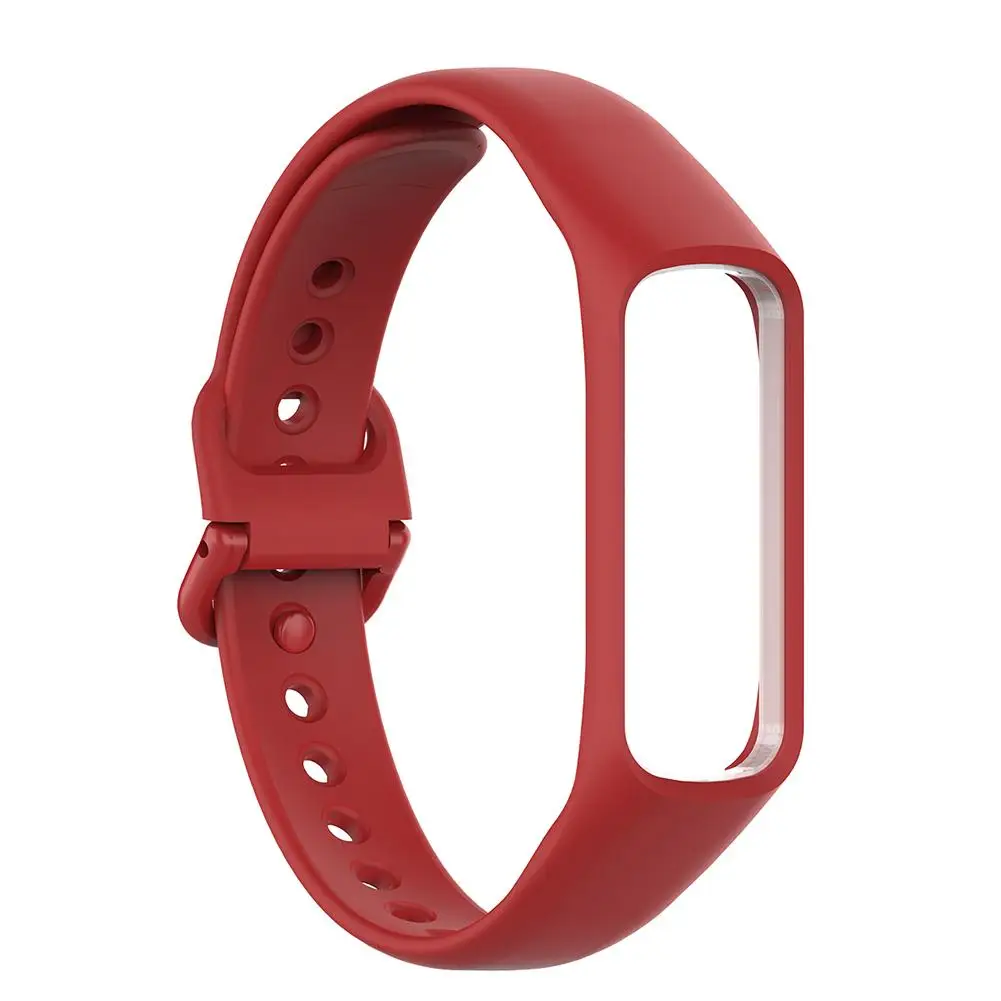 Силиконовый ремешок для часов Ремешок для samsung Galaxy Fit-e R375 умный браслет стиль Ремешки для наручных часов аксессуары - Цвет: Red