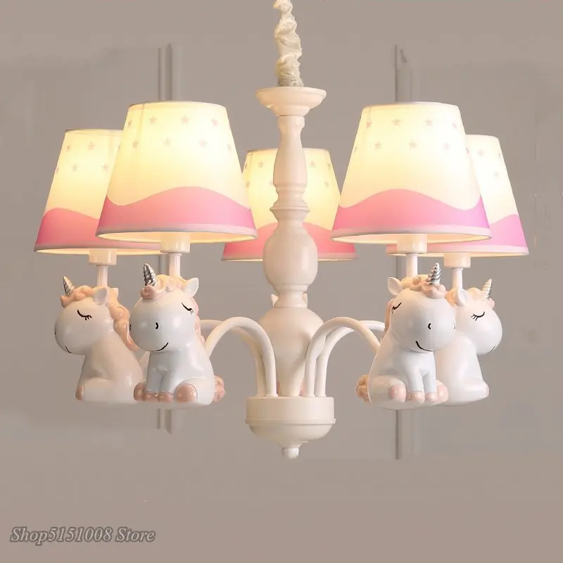 Мультяшная люстра Pegasus для мальчиков и девочек спальни детская комната