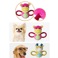 puppy pet toys for small dogs fleece resistance to bite dog toy teeth cleaning chew training toys rope bite toy squeak toys