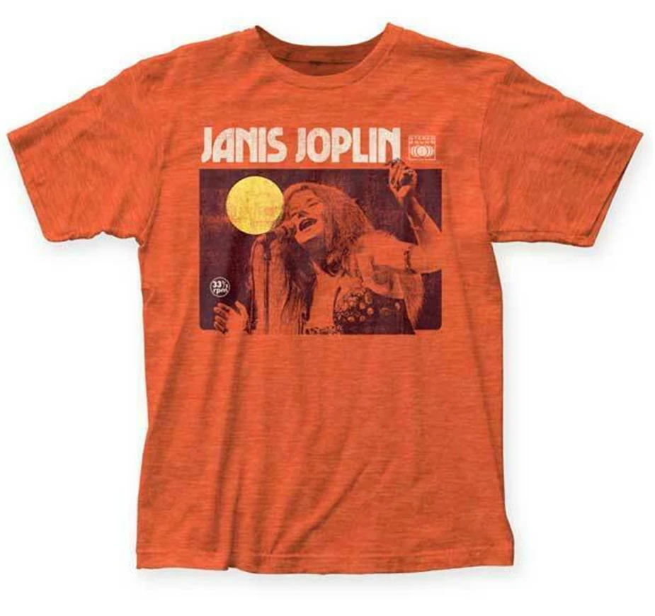 Janis Joplin Поющая футболка S-M-L-Xl-2Xl брендовая новый товар Harajuku забавная | Мужская