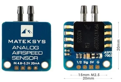 

Matek Systems Analog Airspeed Sensor ASDP-7002 Flight control sensor for F4 F7 Flight Controller