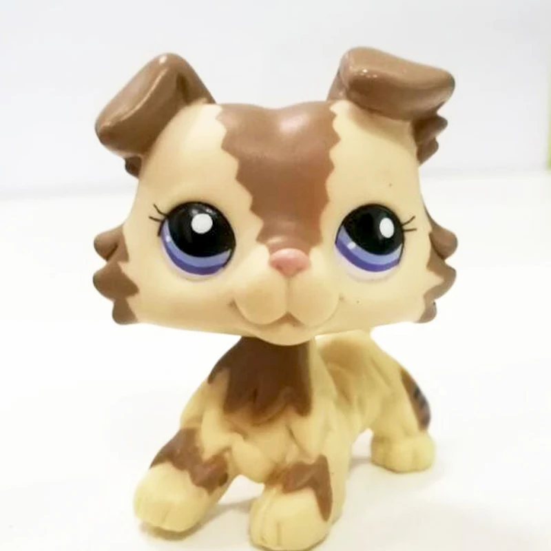 Лпс стоячки кошки собаки игрушки Lps кошка старый pet shop игрушка маленькая короткая шерсть котенок Гималайский котенок husky собака Спаниель колли great dane редкая коллекция фигурок - Цвет: 2210