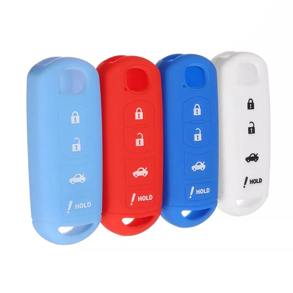 4 кнопки дистанционного ключа крышка силиконовый чехол в виде ракушки для MAZDA 3 6 MX5