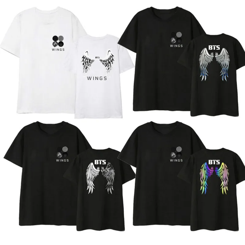 Пуленепробиваемая Футболка Kpop с V-образным вырезом для мальчиков и женщин модная