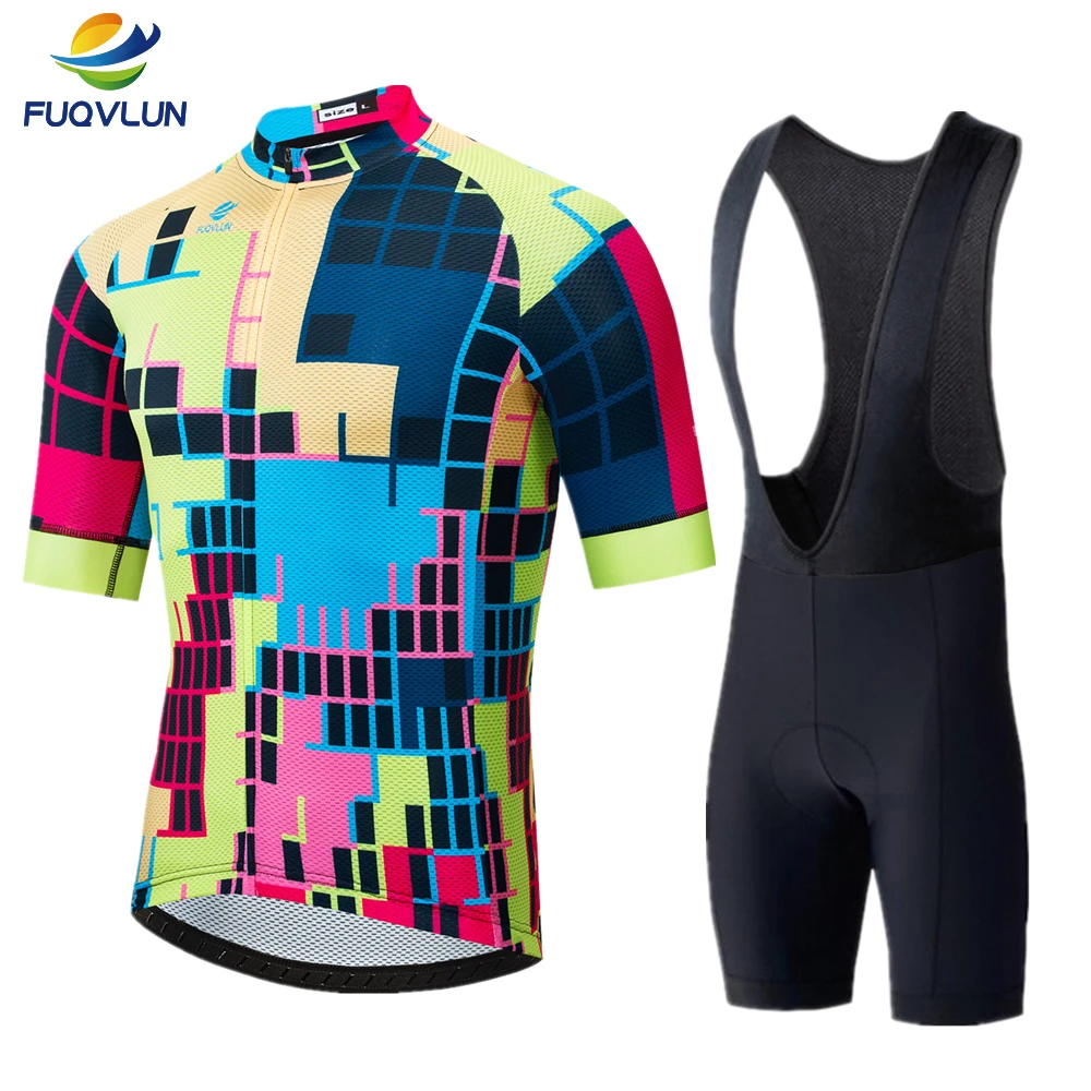 FUQVLUN 2019 Pro комплект для велоспорта MTB Одежда Майо Ropa Ciclismo 3 цвета форма Джерси