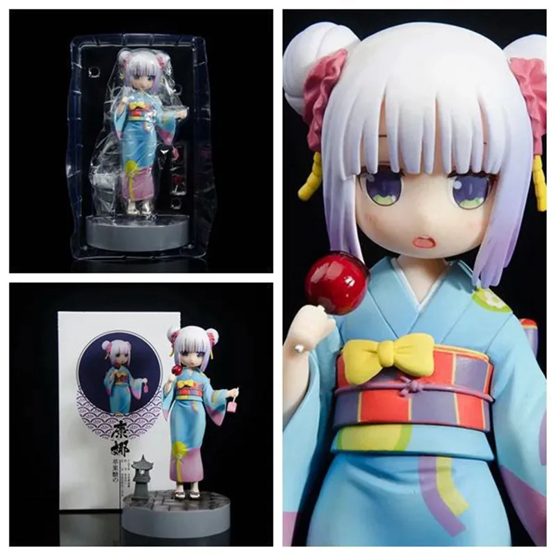

Милый банный халат Miss Kobayashi's Dragon Maid Kawaii KannaKamui, экшн-фигурки, игрушки, декоративные модели, милый подарок для детей