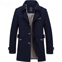 new men fashion jacket coat spring brand mens casual fit wild overcoat jacket solid color trench coat male