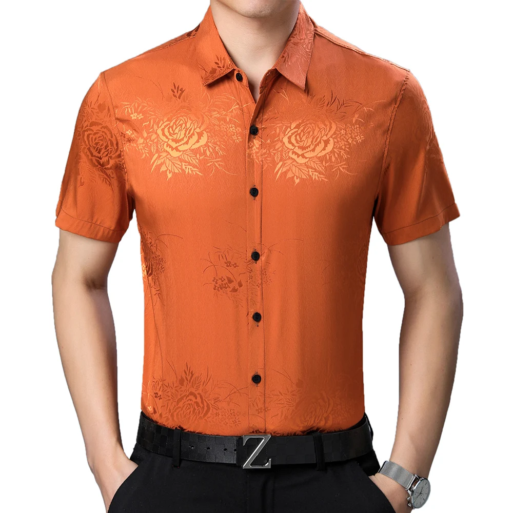 

2021 Designer Fashion Summer Short Sleeve Mens Clothing Luxury Print Shirt for Men Shirts Vintage Streetwear Jerseys Dress 1087