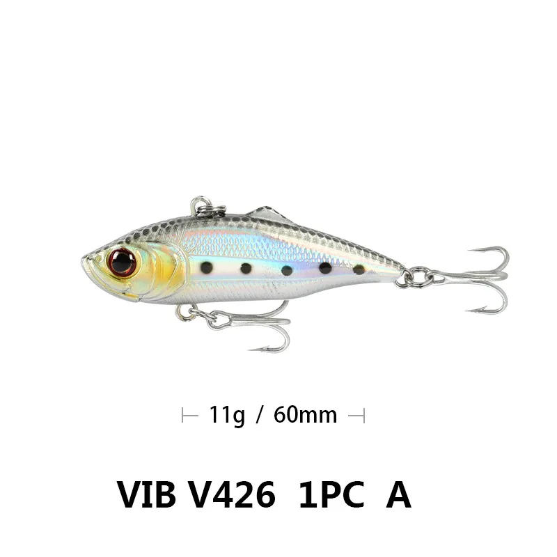 Bassland Тонущая VIB 6cm11g длинная литая рыболовная приманка большая жесткая jerkbait
