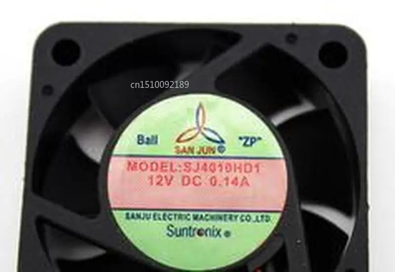 Для SJ4010HD1 DC12V 4010 двойной шариковый подшипник охлаждающий вентилятор Бесплатная