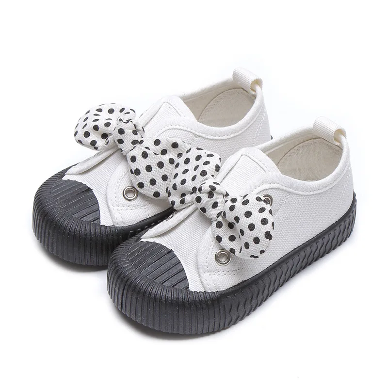 

Детская спортивная обувь в горошек с бантом-бабочкой, размеры 21-32