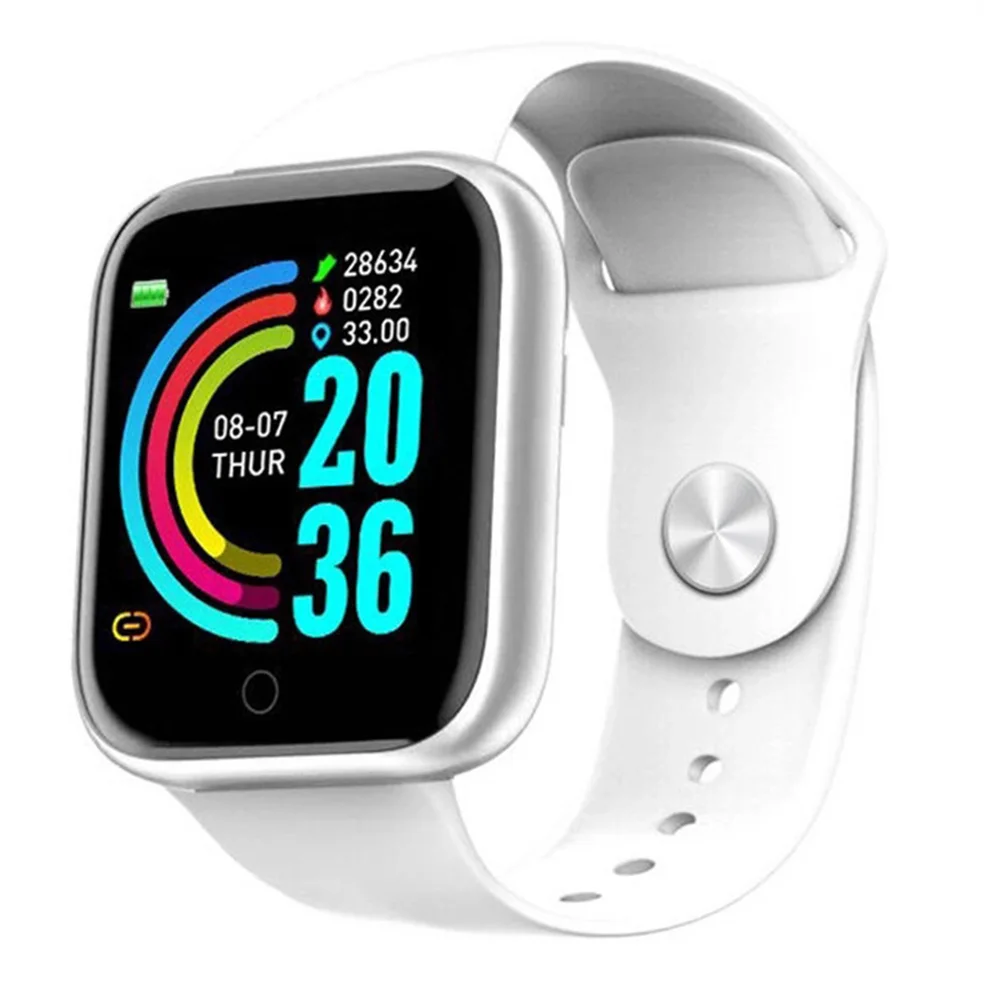 

Y68 Sport SmartWatch USB Blood pressure Heart rate Monitoring Fitness 1pc