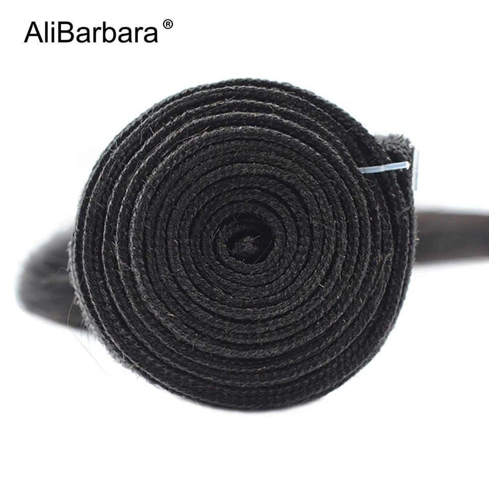 Бразильские прямые человеческие волосы AliBarbara Remy 100% для наращивания 5 шт. 6 в