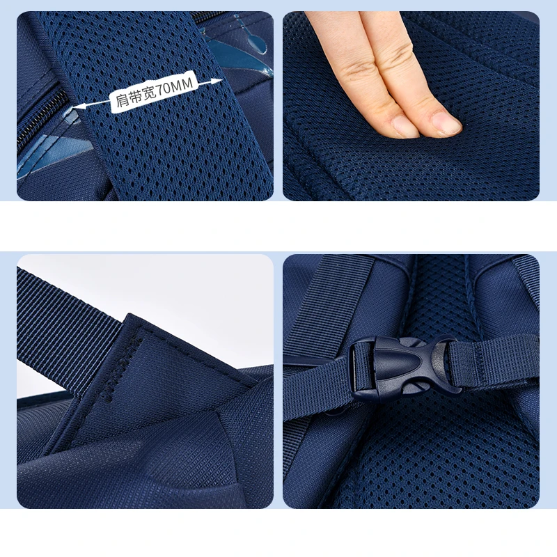 

Nylon School Backpack for Boys Elementary School Bags Wear-resistant Bookbag Back to School Gift Kids Mochilas Escolar