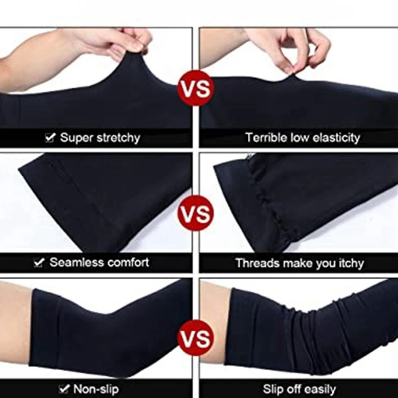 

Ice Silk Sleeves Sunsn and Uv Resistant Large Men and Women Riders Outdoor Indoor