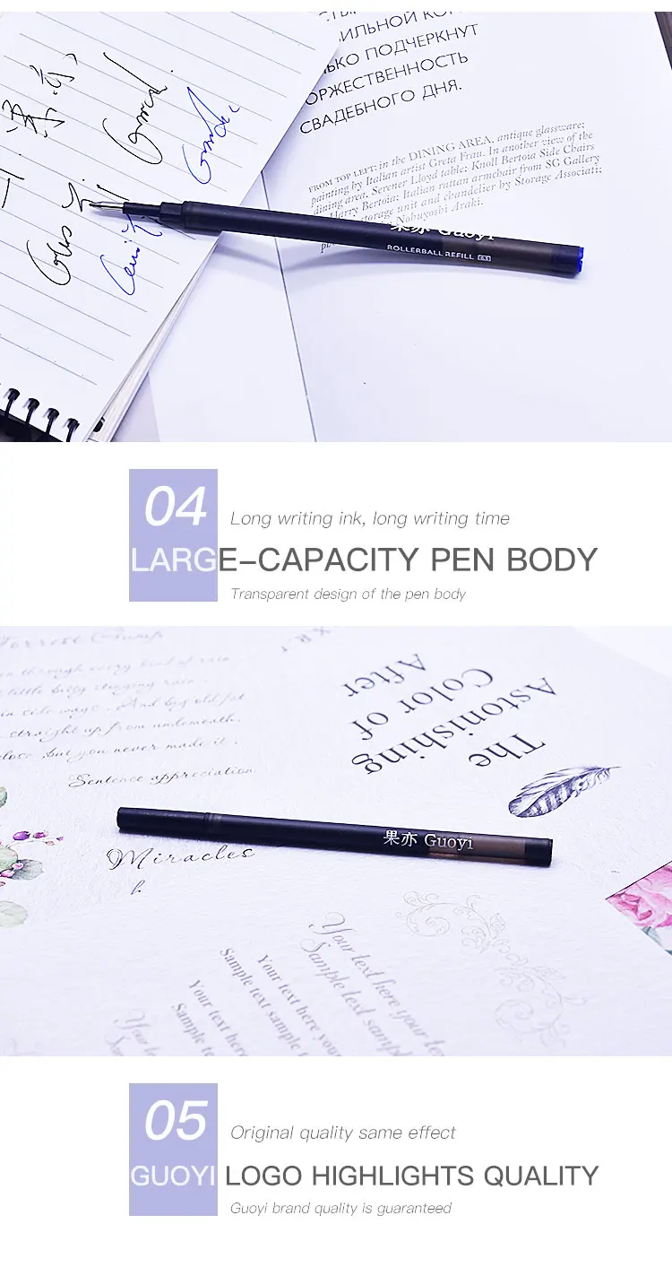 CCCAGYA B013 гелевая ручка, заправка 10 шт./лот, длина 11 см, для обучения в офисе, школе, Канцелярский подарок; ручка и бизнес-отель, аксессуары для письма