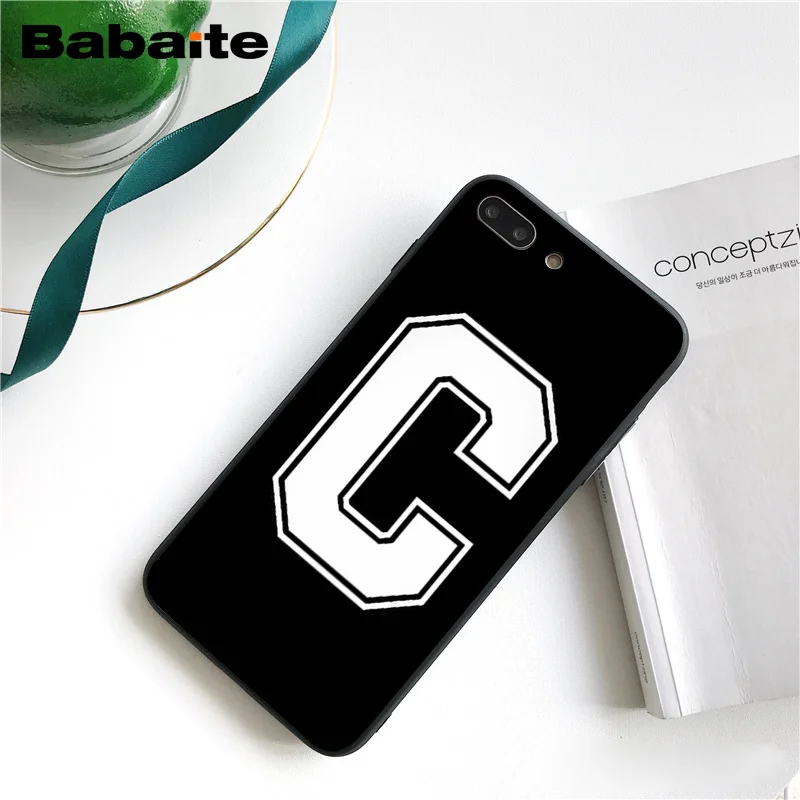 Babaite футбол счастливое число и буква чехол для телефона iphone 11 Pro 11Pro Max X XS MAX 6 6s 7 7plus 8 8Plus 5 5S SE XR