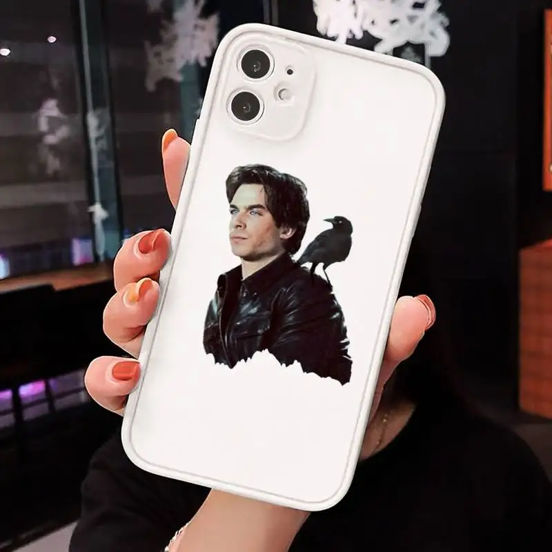 

The vampire diaries Phone Cases Matte Transparent for iPhone 7 8 11 12 s mini pro X XS XR MAX Plus cover funda