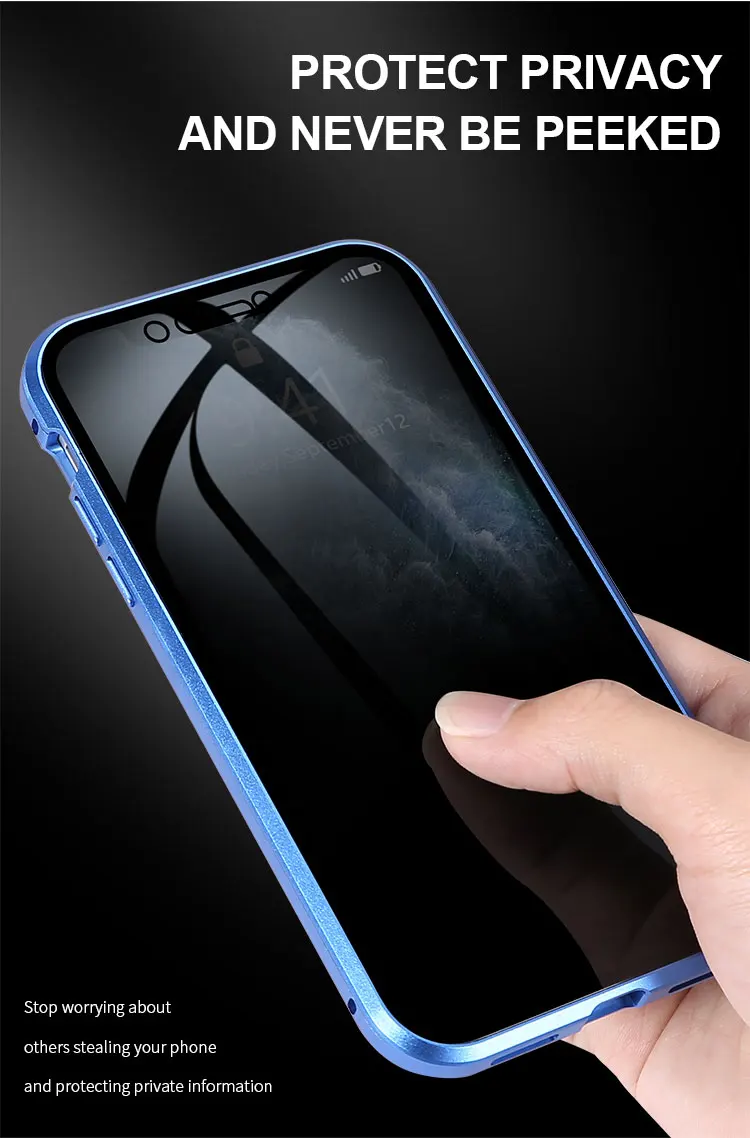 Чехол KISS, магнитный стеклянный чехол для iPhone 11, XR, XS, чехол, Анти-шпион, 360, защитный чехол на магните для iPhone 11 Pro, 6 S, 7, 8, чехол