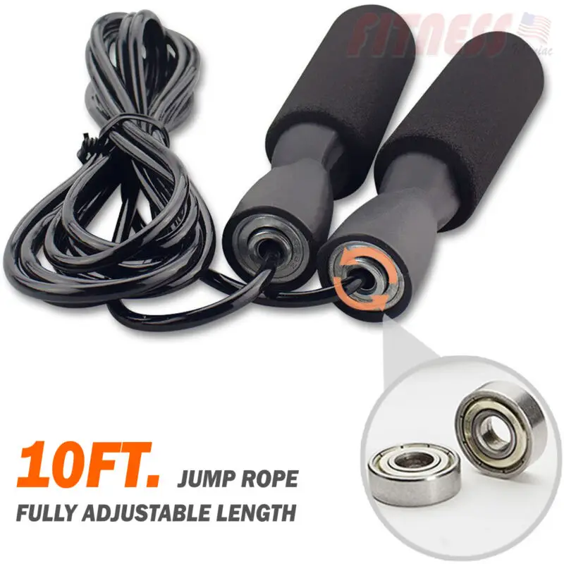 Без спутывания с шариковыми подшипниками скоростная скакалка регулируемая