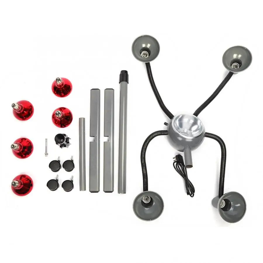 Инфракрасный 5 головок Парикмахерская кожа красота тепловая лампа для