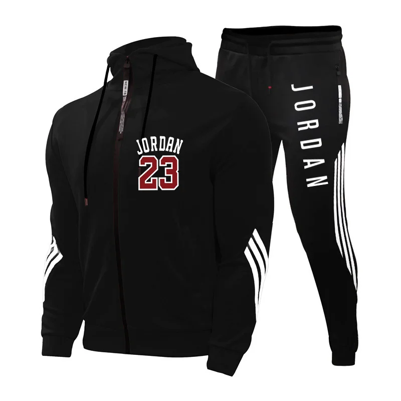 

Autumn And Winter Men's Suits With Pants, Increased Warmth, Jogging Suit, Tracksuit 2021 New Two-Piece Suit