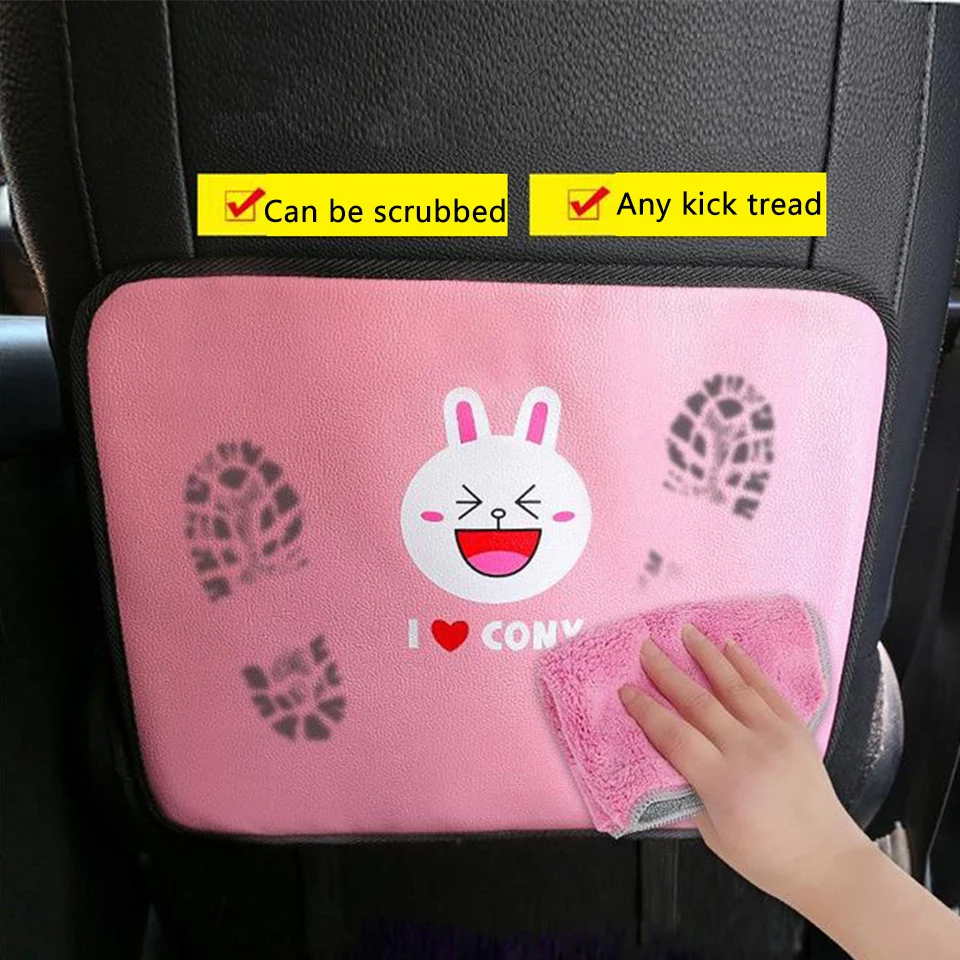 Car Seat Back Protector Children Anti kick Mat Cover For Hyundai Creta Tucson Volkswagen VW Golf 6 7 GTI Kia Ceed Rio Sportage