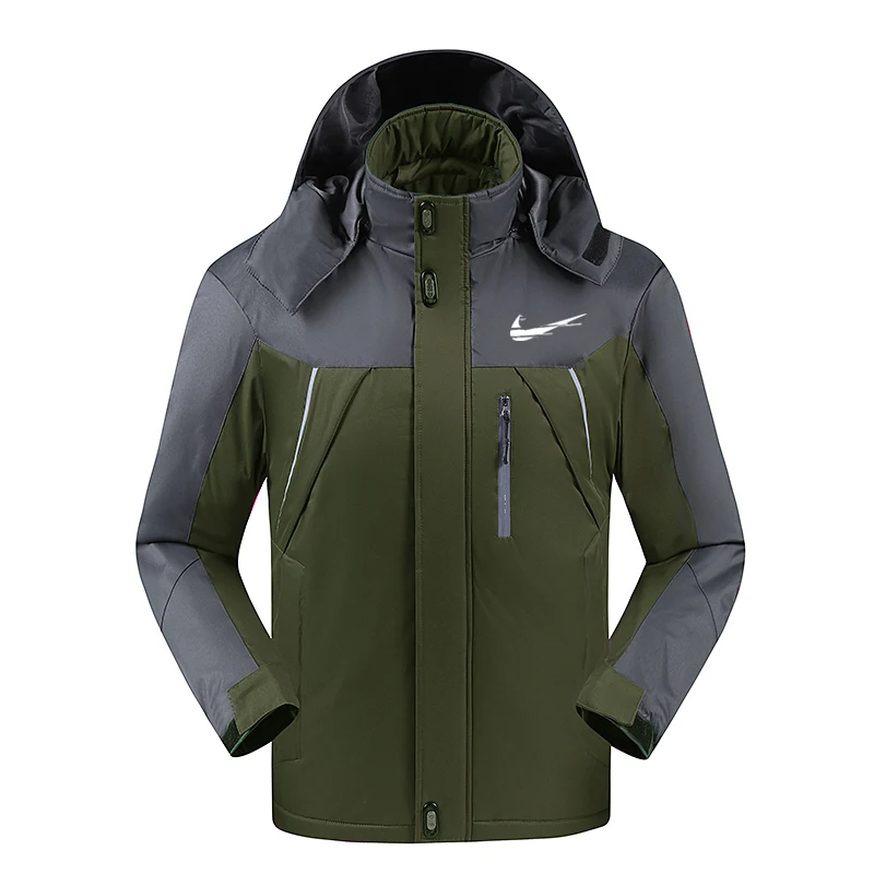 

Outdoor jacket men's INIKE jacket plus velvet thick cotton-padded jacket windproof, waterproof and wear-resistant overalls