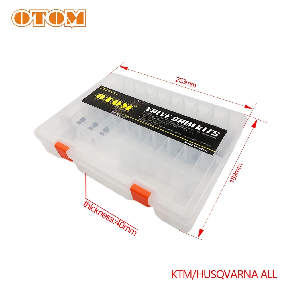 OTOM мотоцикл части двигателя регулируемый клапан прокладки-шайбы комплект для