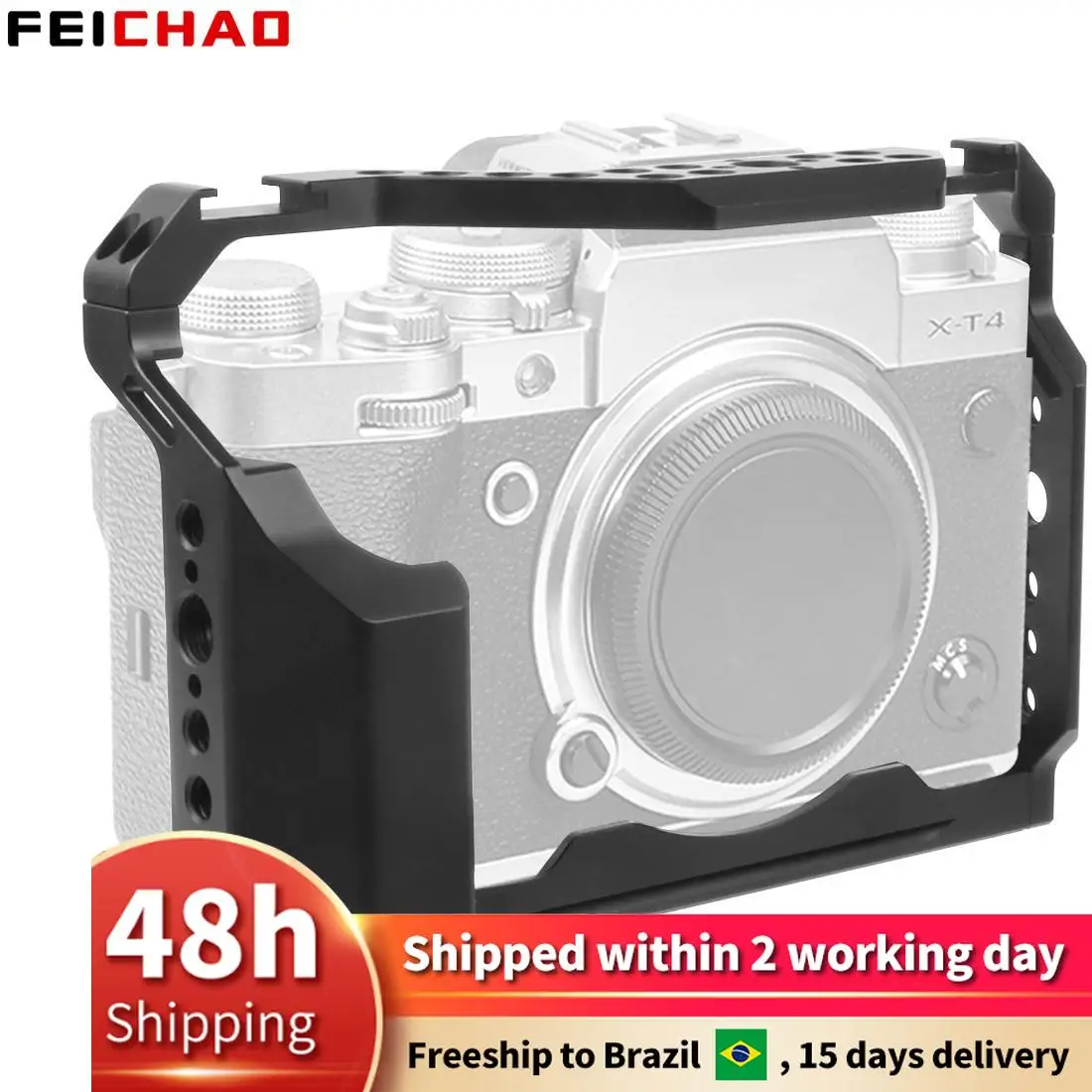 XT4 DSLR камера Полная Клетка Риг для Fujifilm защитный FUJI X-T20 X-T30 X-T2 X-T3 X-T4 Трипод