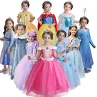 Красивое платье принцессы, детское платье на день рождения, косплей-костюм принцессы на Хэллоуин, Карнавальные Платья для ролевых игр, платье для маленьких девочек