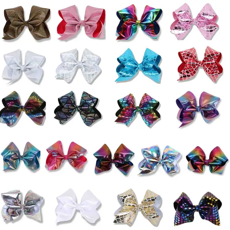 Ручная работа Большие банты в горошек для девочек Модный детский головной убор с