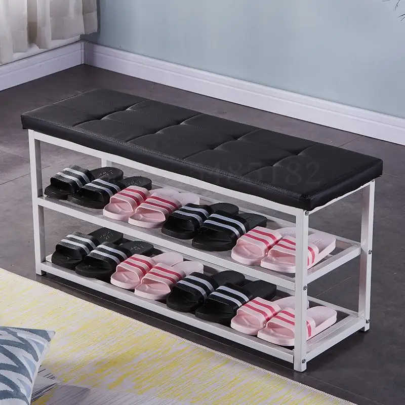  Multifunctional shoe stool creative storage rack dormitory can sit sofa rectangular home locker |