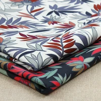 lychee life 50x142cm maple leaf printed fabric fashion colorful fabrics diy handmade sewing clothes supplies decorations