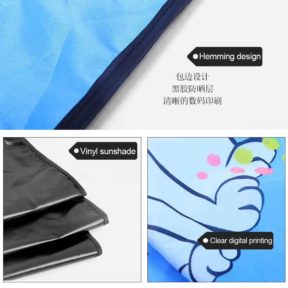 Солнцезащитный козырек на лобовое стекло автомобиля Универсальный от солнца для