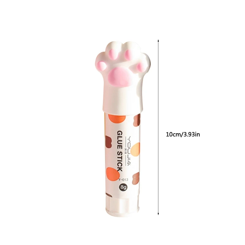 

Cat Paw Shape High Viscosity Solid Glue Stick Strong Adhesive Portable Kawaii School Stationery Office Supplies
