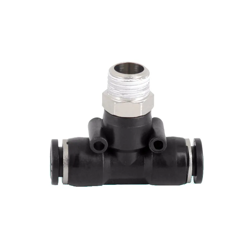 Т-образные пневматические фитинги для труб пластиковый быстроразъемный