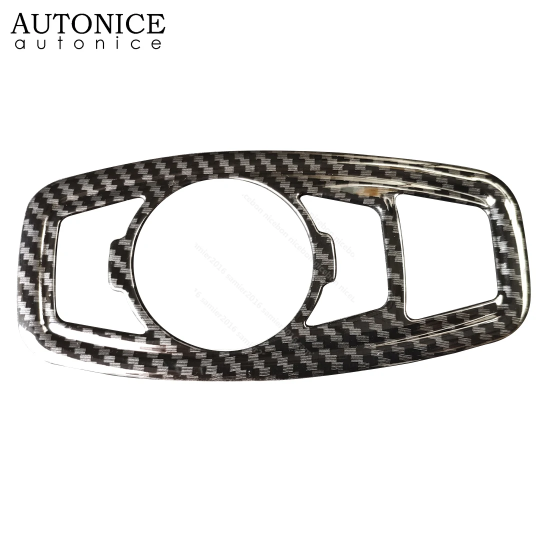 Подходит для Ford Edge углеродное волокно цветная фара передняя лампа переключатель