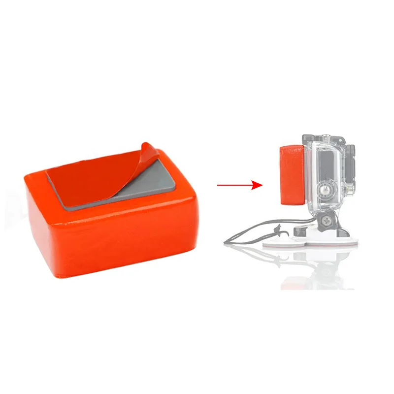 Анти раковина плавающий Блок Крепление клейкая наклейка буй губка для GoPro Hero 8 7 6 5