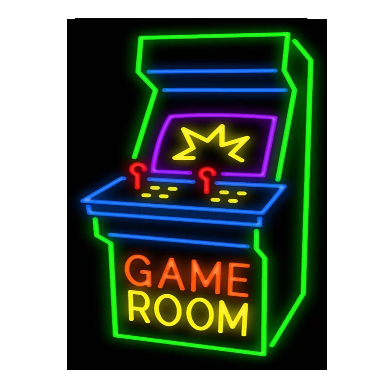 Аркадный шкаф для игровой комнаты изготовленный на заказ стеклянная трубка