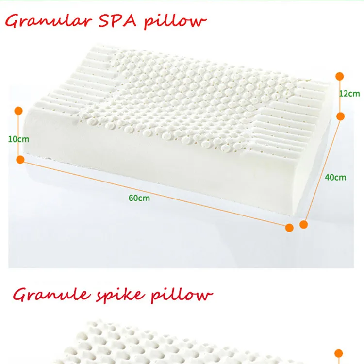 Тайская натуральная латексная подушка, подушка для здоровья взрослых и детей, подушка для массажа, дышащая комфортная рельефная Подушка от храпа