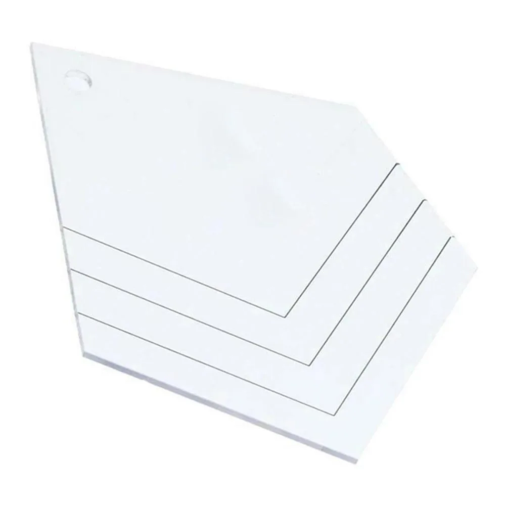 

Линейка для квилтинга с 30 градусами, треугольная и алмазная, прозрачная, в стиле пэчворк, для шитья, резки, рукоделия, линейка, «сделай сам», и...