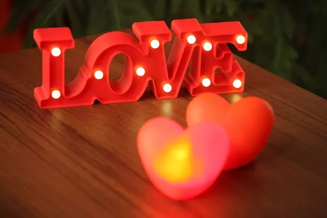 

Love White Led Decorative Night Lamp Lighting 463363899