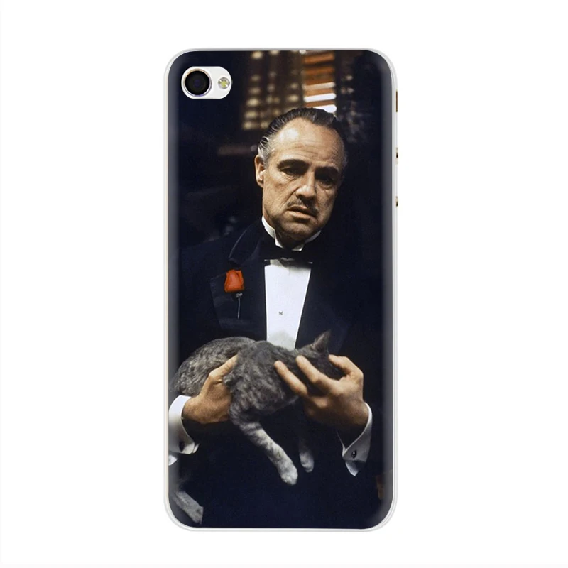 H8 Жесткий чехол для телефона Godfather Don Corleone для iPhone 5 5S 5C SE 6 6s 7 8 Plus X XR XS 11 pro Max - Цвет: H8