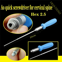 orthopaedic instruments medical cervical universal pedicle screw sealing cap ao quick assembly lengthening screwdriver hex 2 5