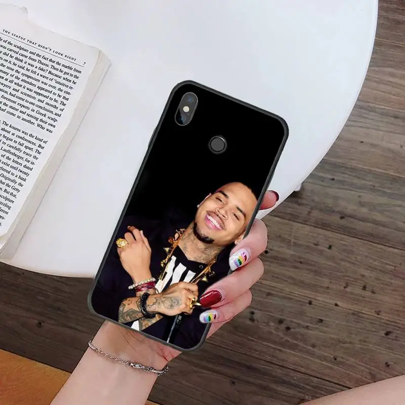 

Chris Brown Rap singer Phone Case For Xiaomi redmi 9 9a 8 8a note 10 9 9s 8 8t 7 pro max mi 9 9t 10 pro coque
