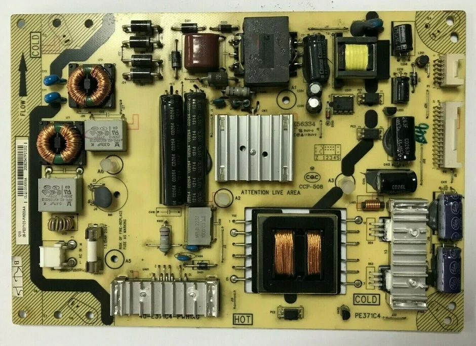 Запчасти для телевизора блок питания Power Supply Board Mystery MTV-4019LW 40-E371C4-PWH1XG | Электроника