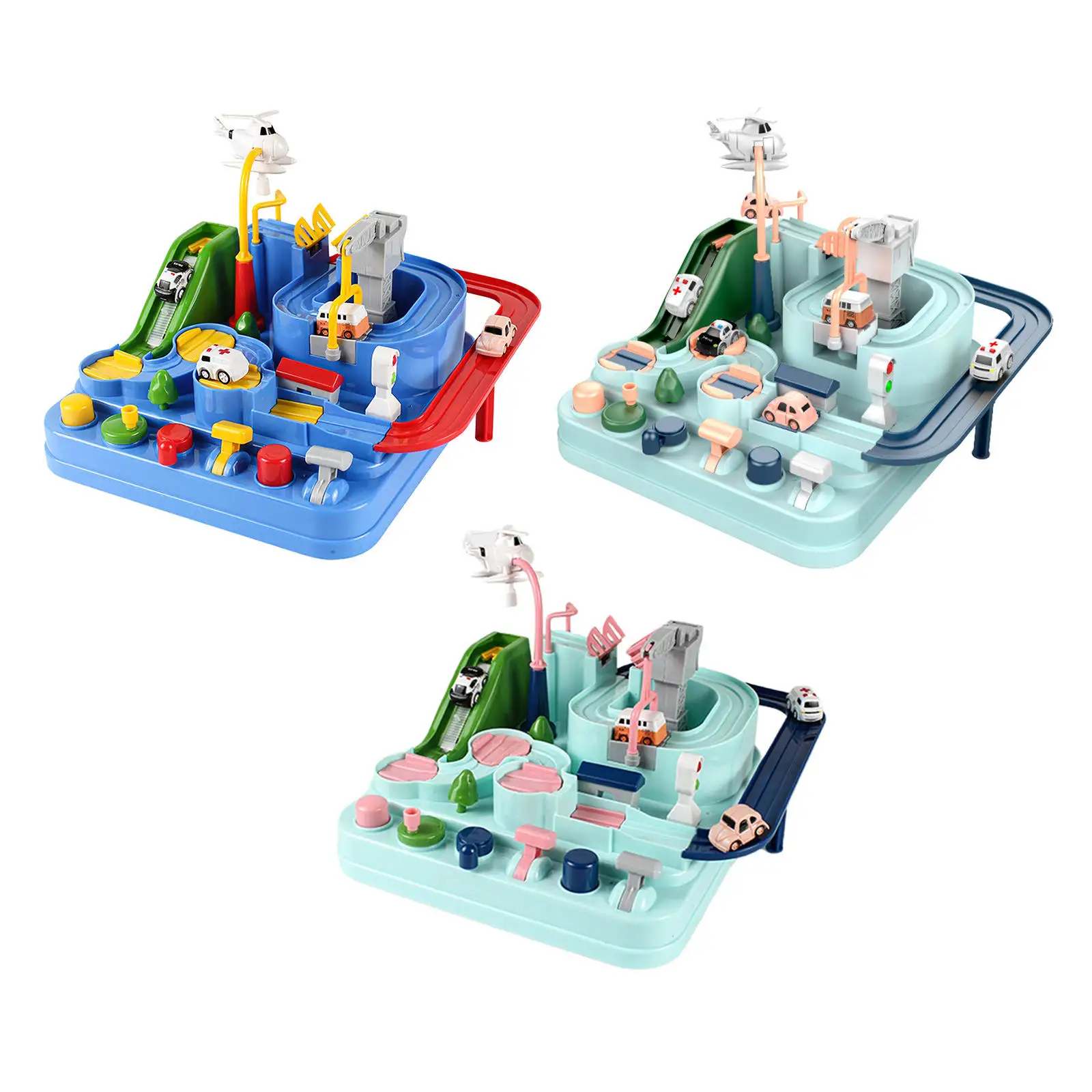 

Car Adventure Toys Interactive Playset Parking for Vehicle Birthday Baby